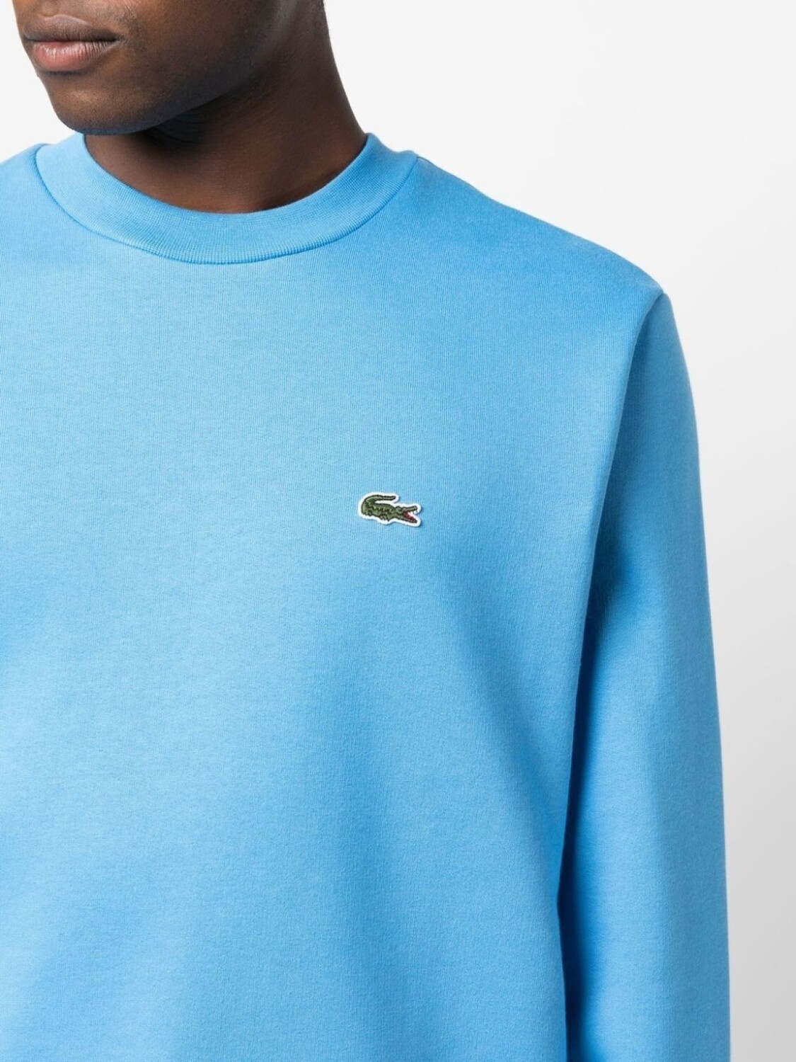 

Lacoste толстовка с нашивкой-логотипом, синий