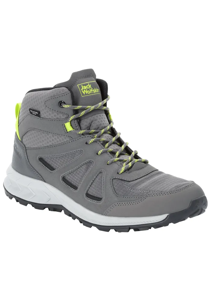 Кроссовки Jack Wolfskin "WOODLAND 2 TEXAPORE MID M", цвет Pebble-Grey — фото 3