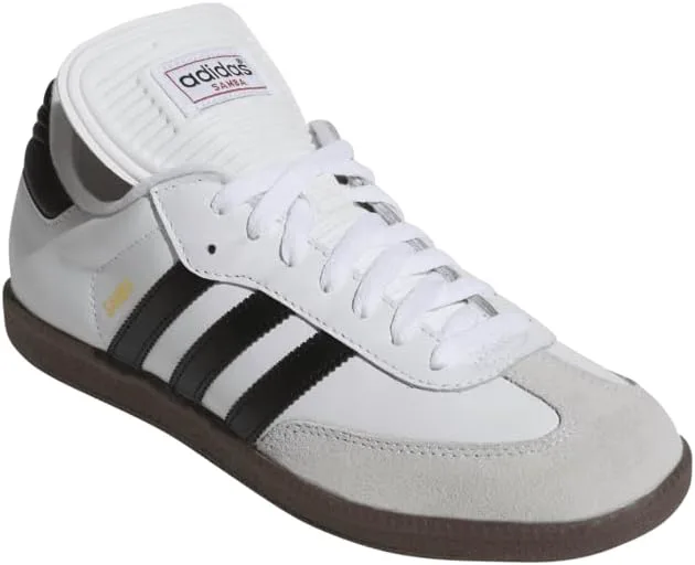 Мужские кроссовки Adidas Samba Classic для зала, белый/черный — фото 2