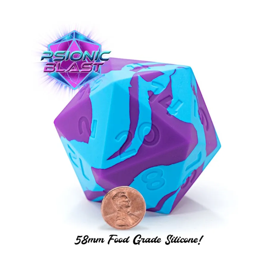 

d20 58 мм Псионический взрыв, Silicone Dice (Gate Keeper Games)