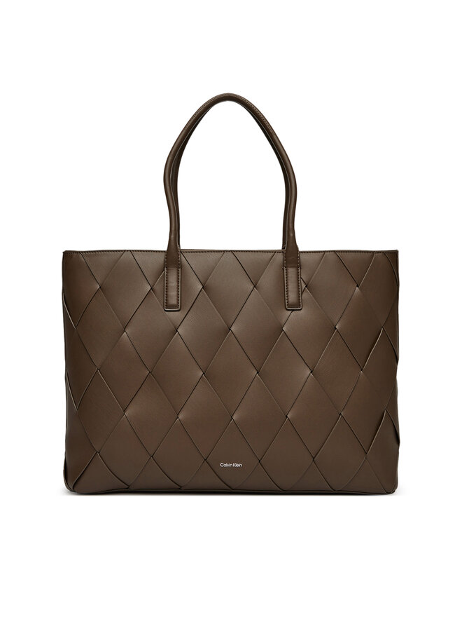 

Сумка Ck Woven Medium Shopper K60K612994 Calvin Klein, коричневый