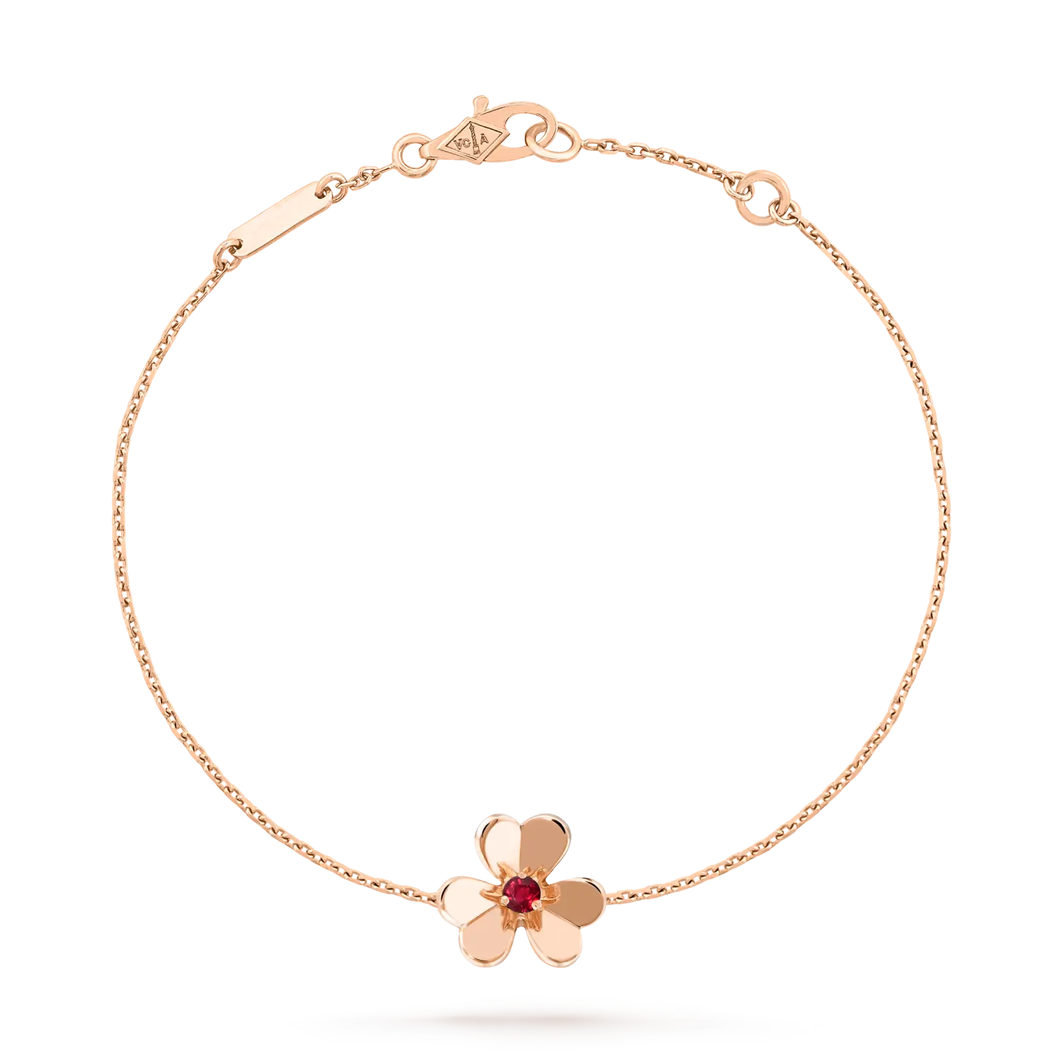 

Браслет Van Cleef & Arpels Frivole, мини модель, 18-ct розовое золото, рубин