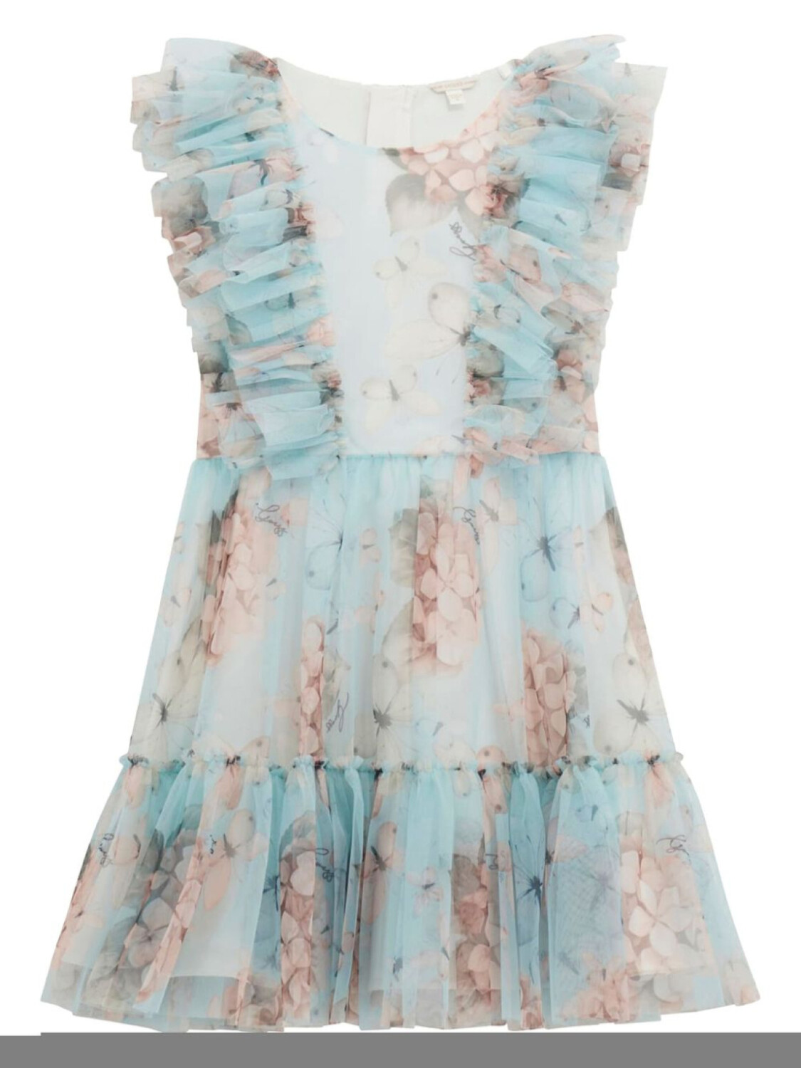 

Guess детское платье с оборками guess kids, синий