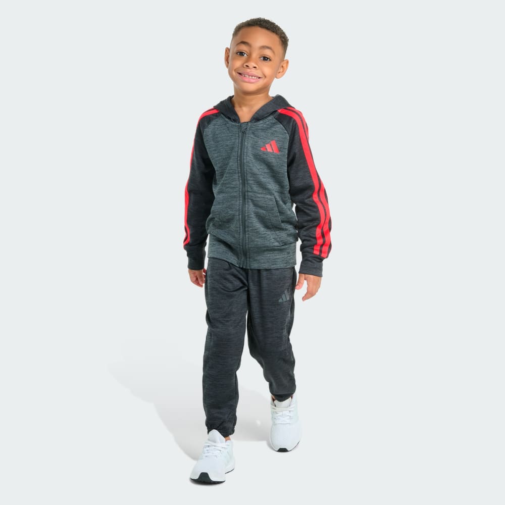 

Спортивный костюм Adidas 2-Piece Long Sleeve Poly Fleece Jacket & Jogger Set, черный