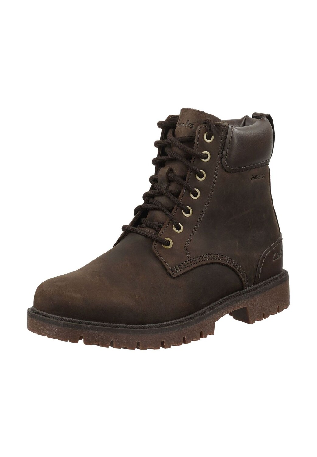 

Кожаные ботильоны CLARKS, коричневый