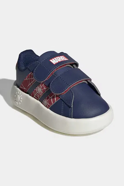 Кроссовки детские GRAND COURT SPIDER-MAN Adidas, синий — фото 2