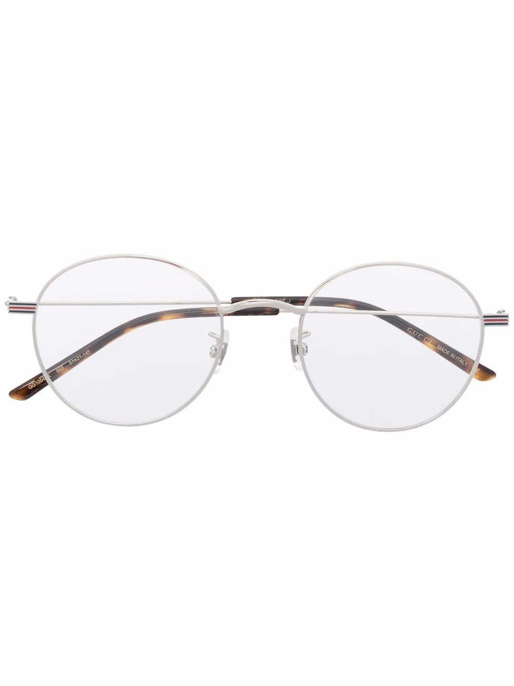 

Очки Oval Gucci Eyewear, серебяный