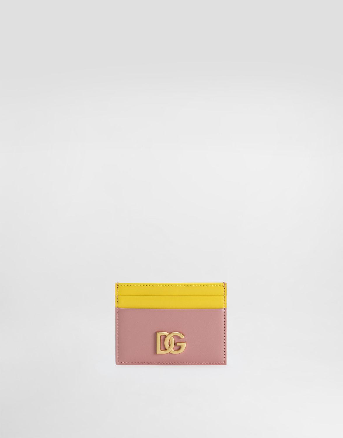 

Держатель для карт из телячьей кожи с логотипом dg Dolce & Gabbana, мультиколор