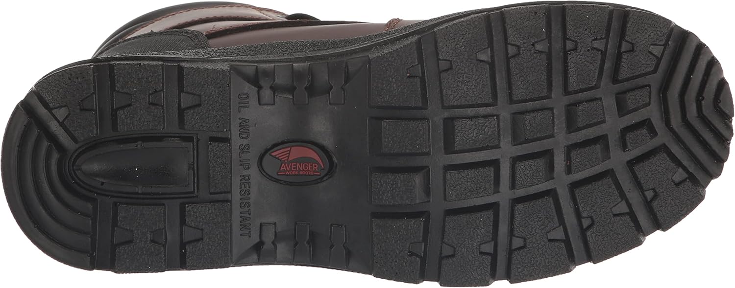 Мужские ботинки Avenger с стальным носком A8001 Avenger Work Boots, коричневый — фото 4