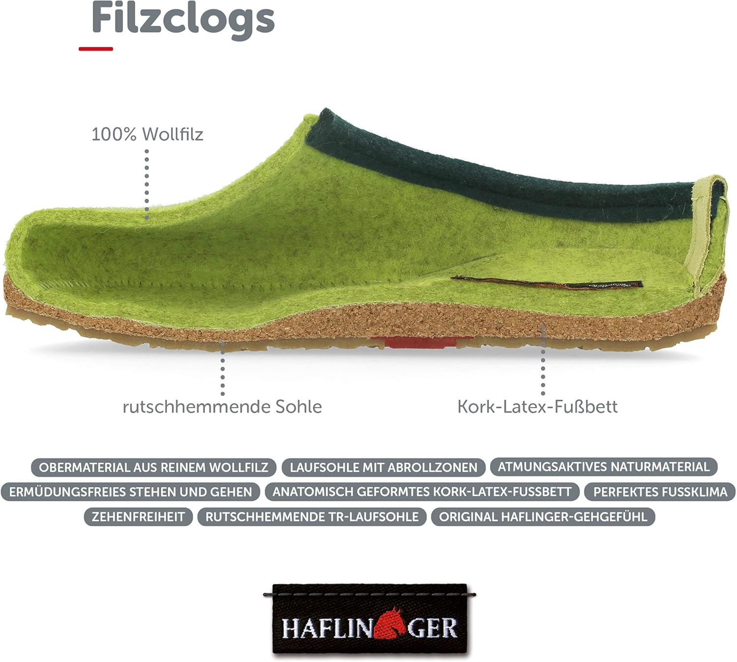 Тапочки HAFLINGER Kris Felt из шерсти унисекс, Paprika 42 — фото 4