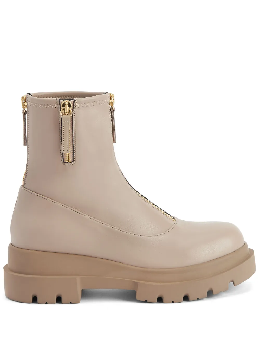 Ботинки Avice 40 на молнии Giuseppe Zanotti, нейтральный
