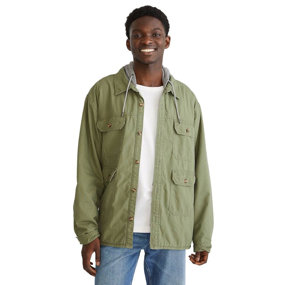 

Мужская куртка с капюшоном и длинными рукавами Aeropostale, цвет Four Leaf Clover