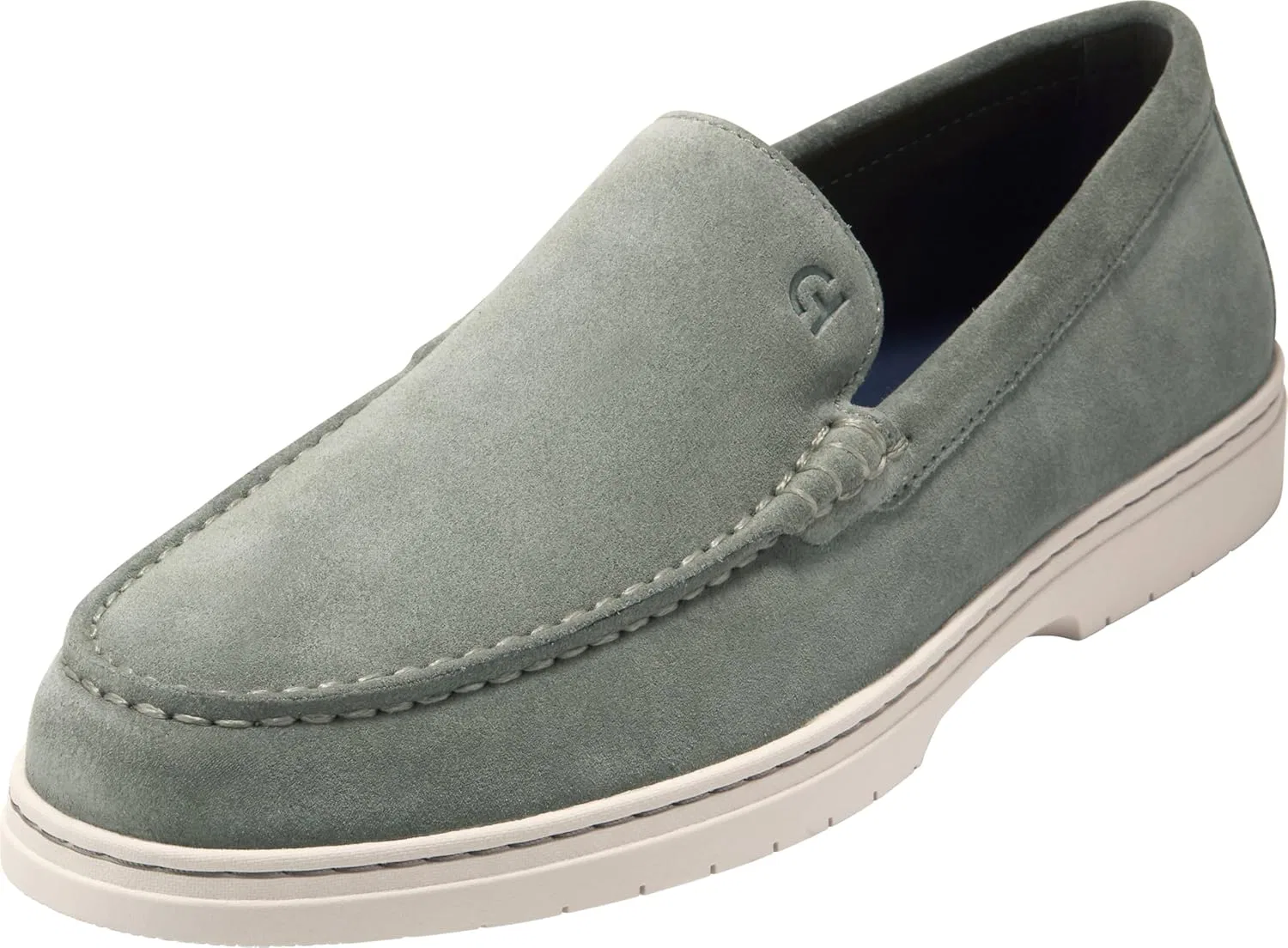 Лоферы из замши Cole Haan, Dusty Olive Suede/Angora