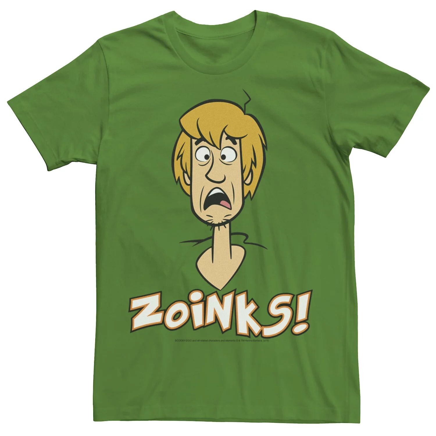 

Мужская футболка с портретом Scooby-Doo Shaggy Scared Zoinks Licensed Character
