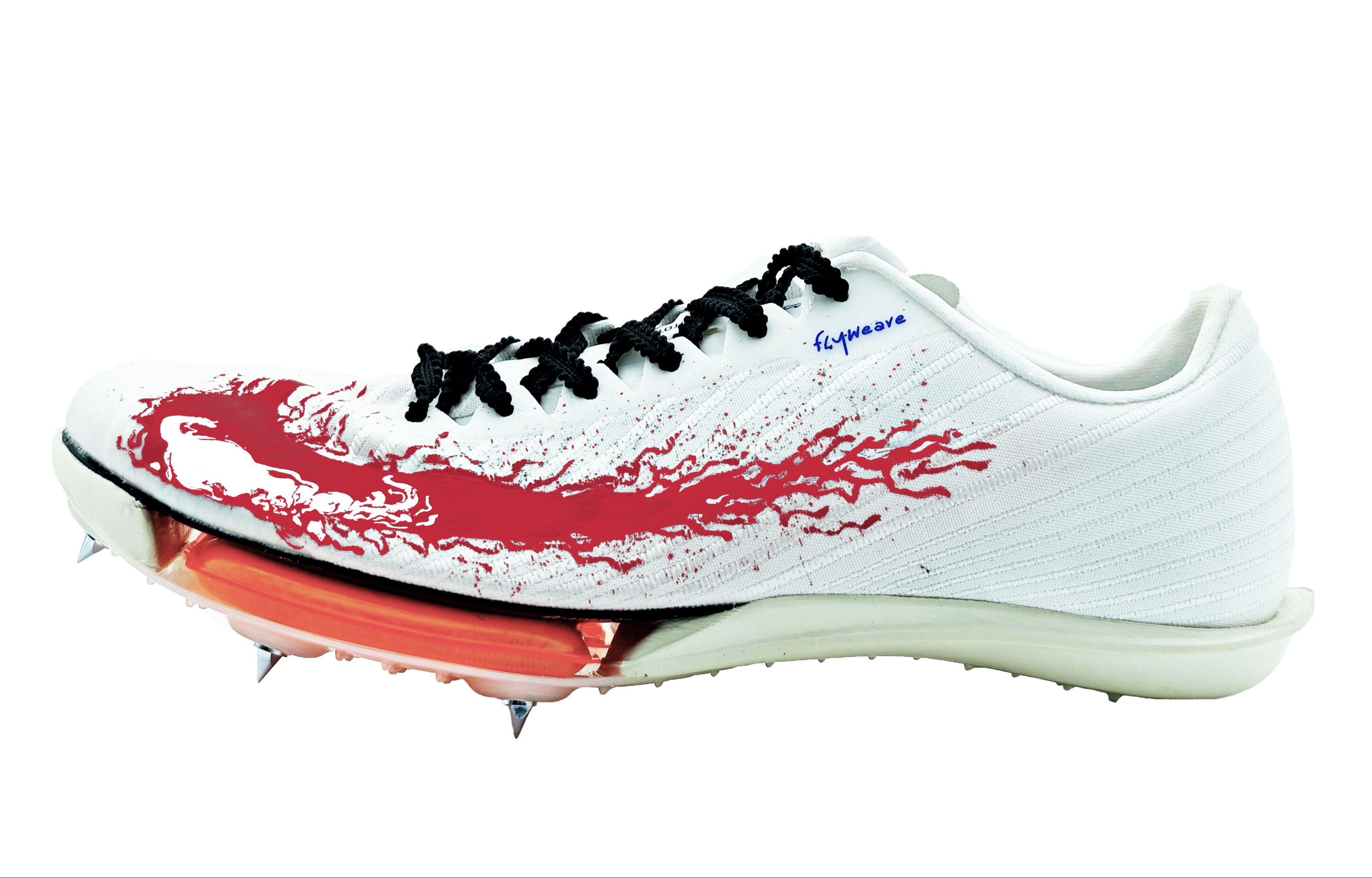 

Nike Кроссовки Maxfly 2 с низким верхом, противоскользящие, износостойкие, мужские, белые