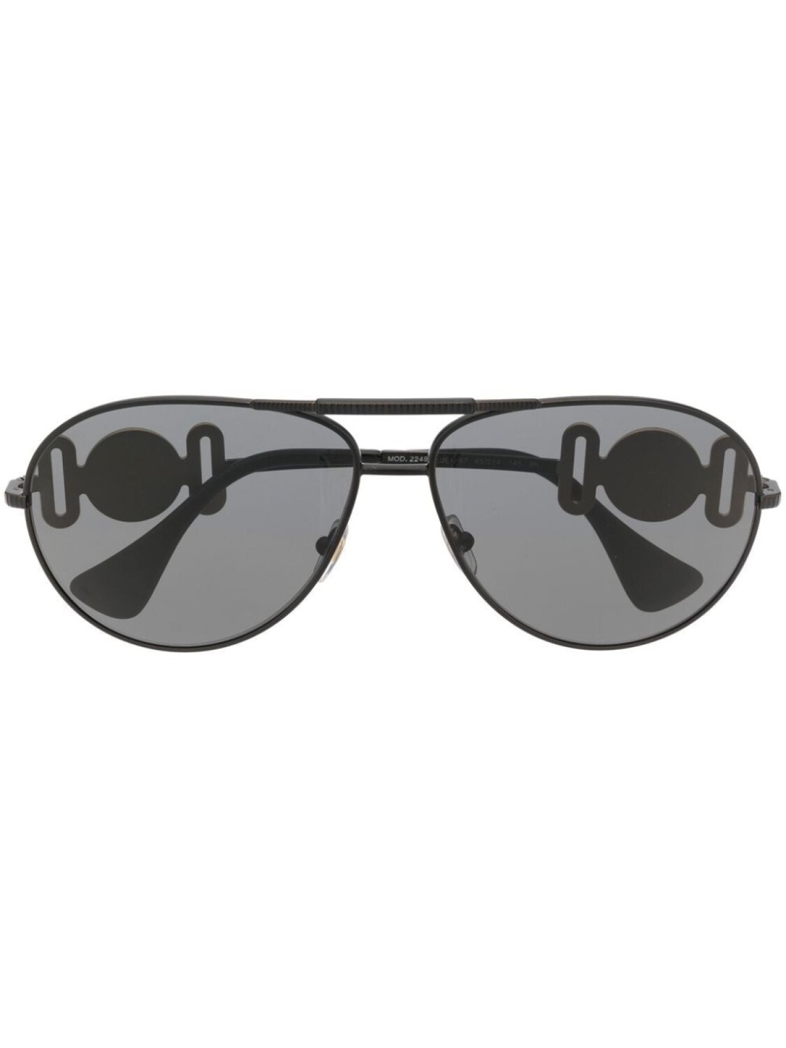 

Versace Eyewear солнцезащитные очки-пилоты с декором Medusa, черный