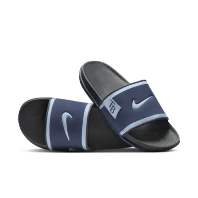 Шлепанцы Nike Offcourt (Tampa Bay Rays) Offcourt Slides, цвет Midnight Navy/Dark Smoke Grey/Valor Blue