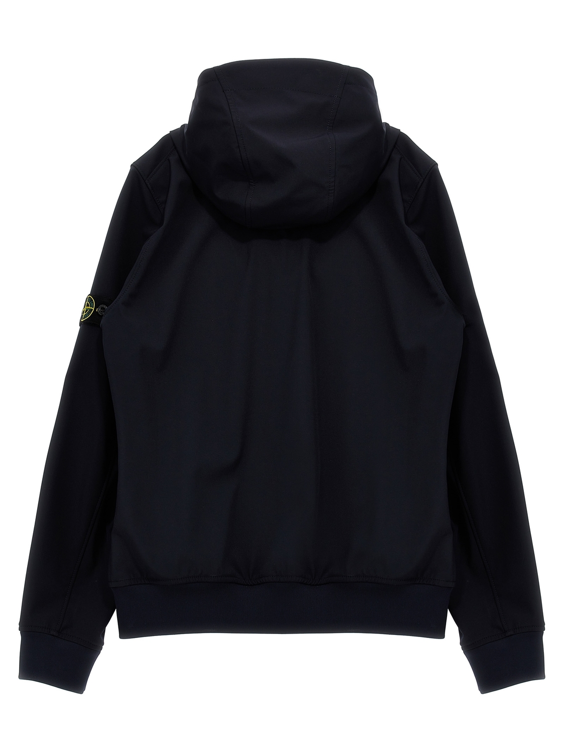 Куртка из легкой мягкой ткани Soft Shell-R с технологией e.dye Stone Island Junior, синий — фото 2