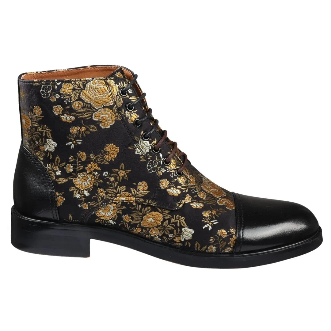 

Ботильоны Adam Floral Print Oxford Justin Reess, черный