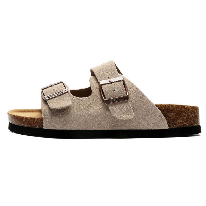 

Romon Скользящие тапочки с резиновой подошвой устойчивые к истиранию унисекс серые, цвет Gray