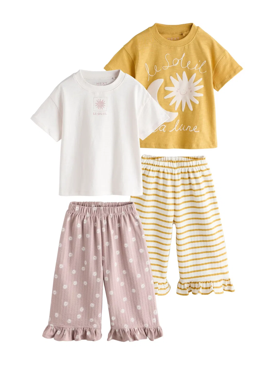 Комплект одежды Next, Saffron/White