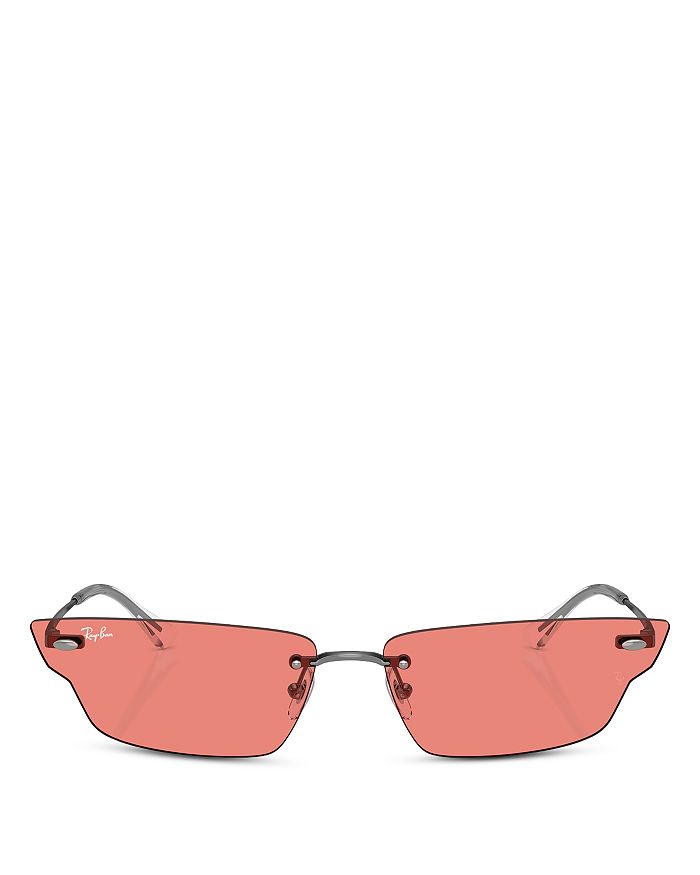 

Солнцезащитные очки Anh Butterfly, 63 мм Ray-Ban, розовый