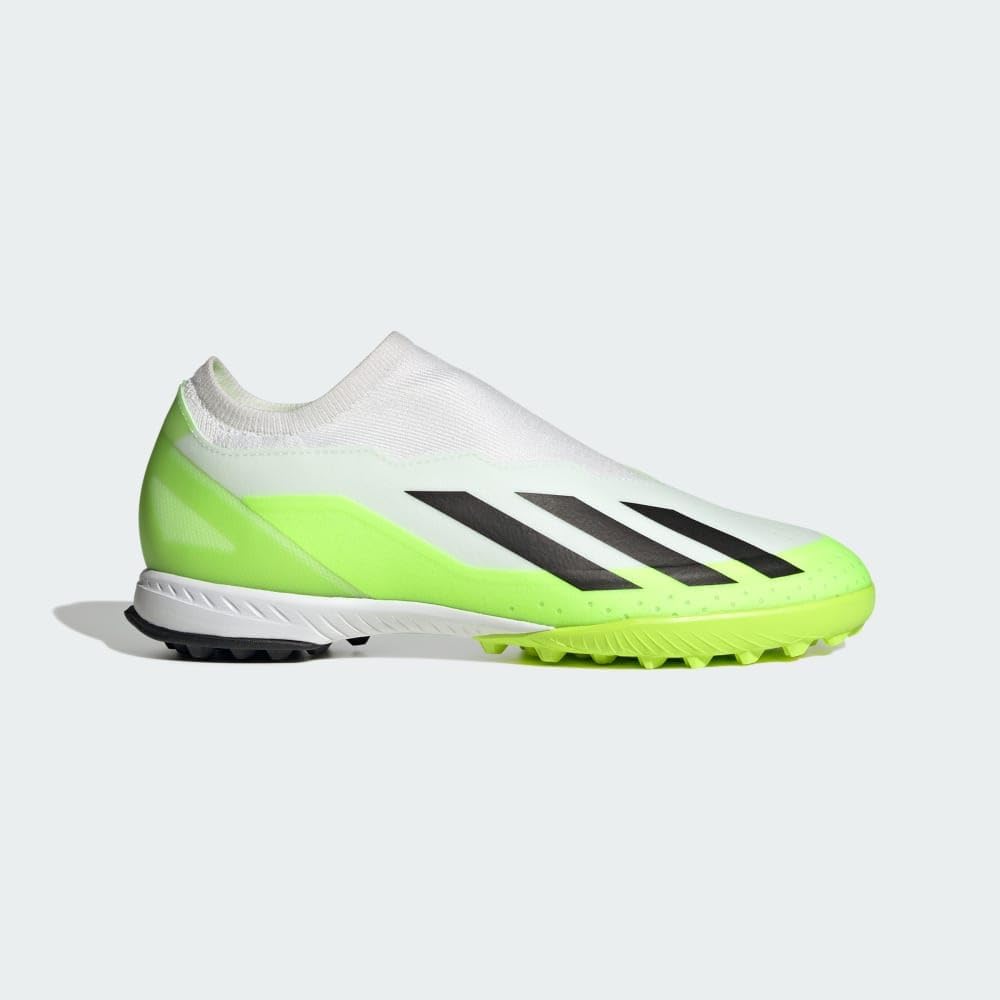 Кроссовки Adidas для взрослых унисекс X Crazyfast Messi.3 для твердой поверхности, белый/черный — фото 2