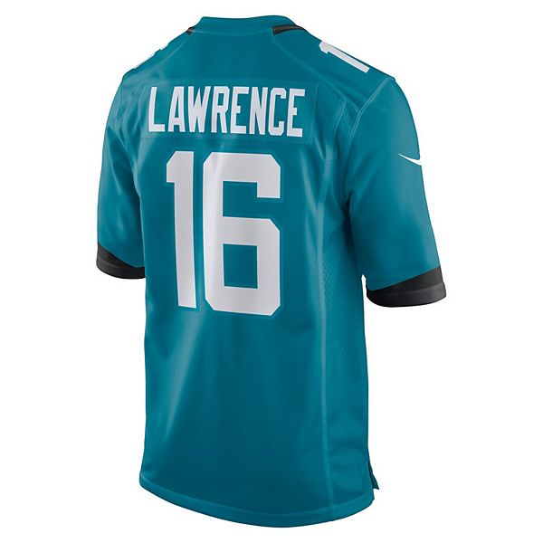 Мужская футболка Trevor Lawrence Teal Jacksonville Jaguars 2021 NFL Draft First Round Pick Game Nike — фото 4