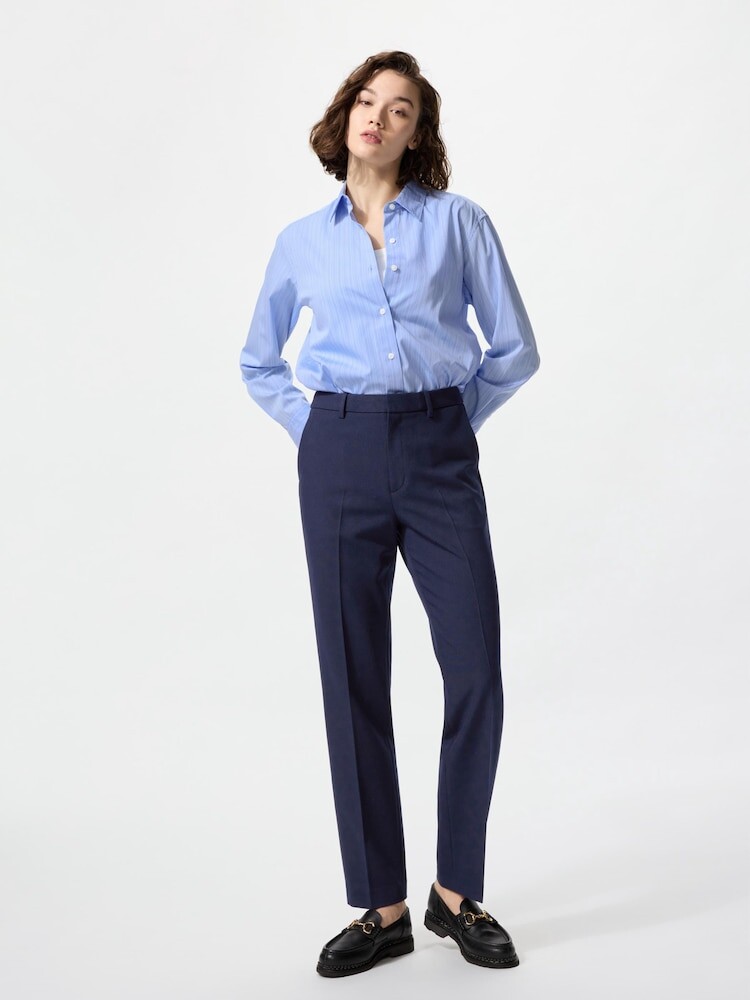 

Узкие брюки Uniqlo, синий