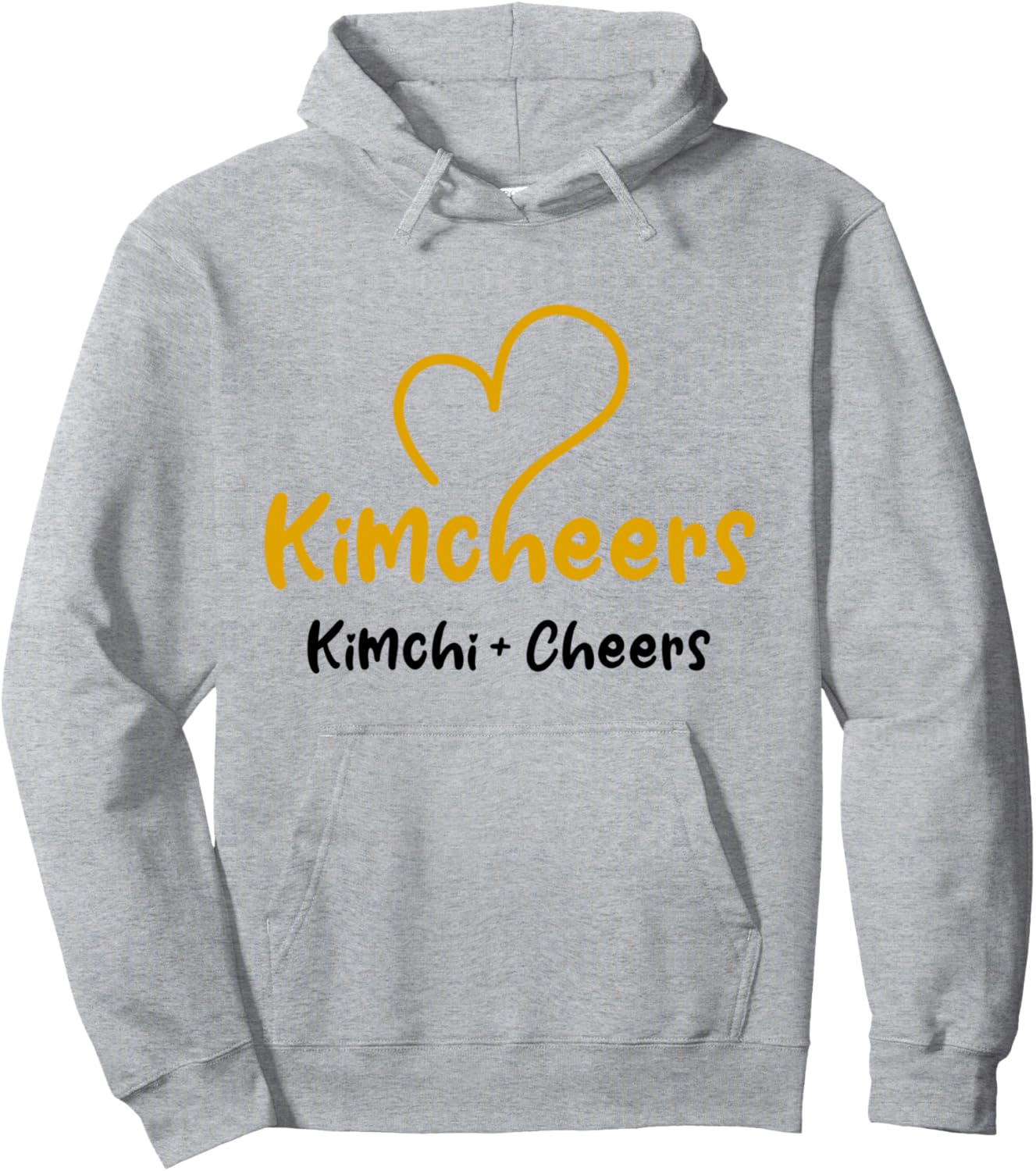

Корейская еда, любитель острой еды, любитель кимчи, Корея, худи Kimchi Gift, серый