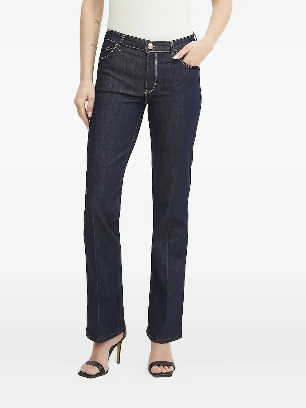 

Джинсы bootcut с логотипом GUESS USA, синий