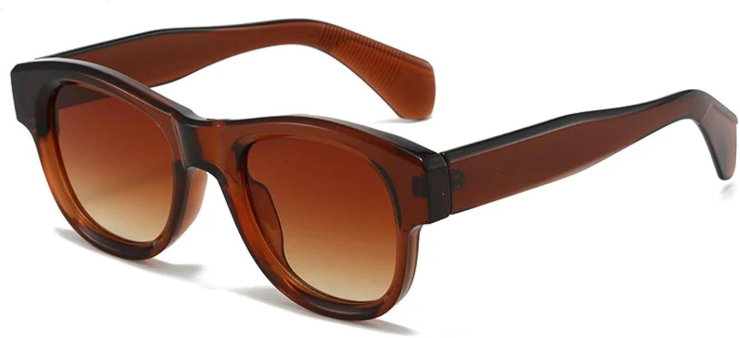 

Солнцезащитные очки с защитой от УФ-излучения UV400 для женщин и мужчин | Цвета конфетный панк, желто-синие | для занятий спортом на открытом воздухе DSVIGF, Brown Tea Gradient