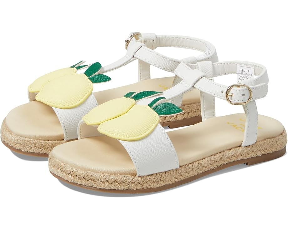 

Сандалии Janie and Jack Lemon Icon Sandals, разноцветный