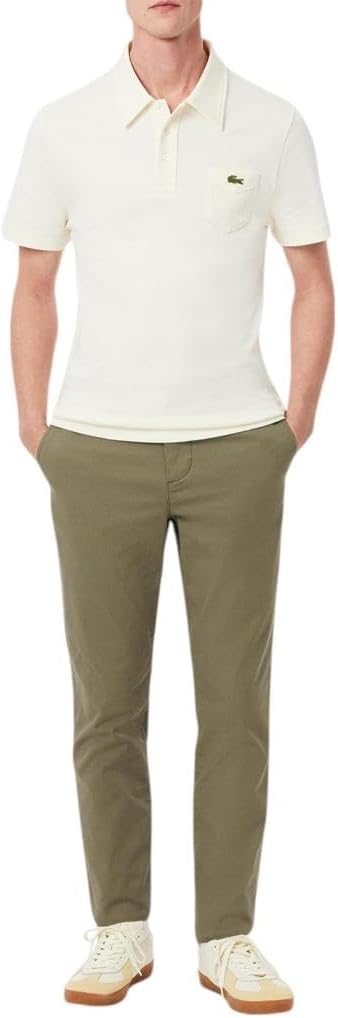 

Мужские брюки-чинос Lacoste Core Collection Slim Fit из эластичного хлопка, Khaki