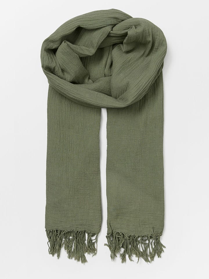 

Шарф Becksöndergaard, цвет khaki - (l)200 x (b)100 cm