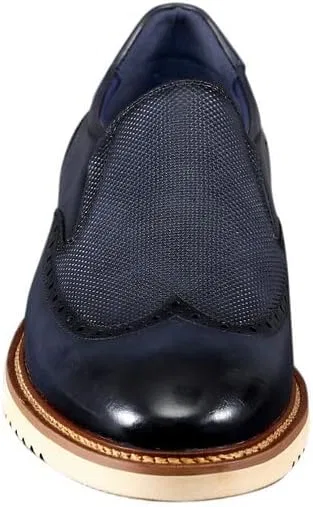 Лоферы мужские, Amali Tucker, модель Double-Monkstrap, Navy (Clyde) — фото 4