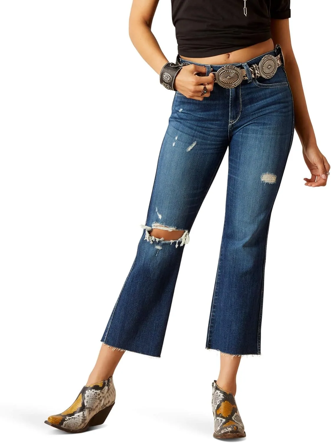 

Женские джинсы Ariat High Rise Caroly Flare Crop