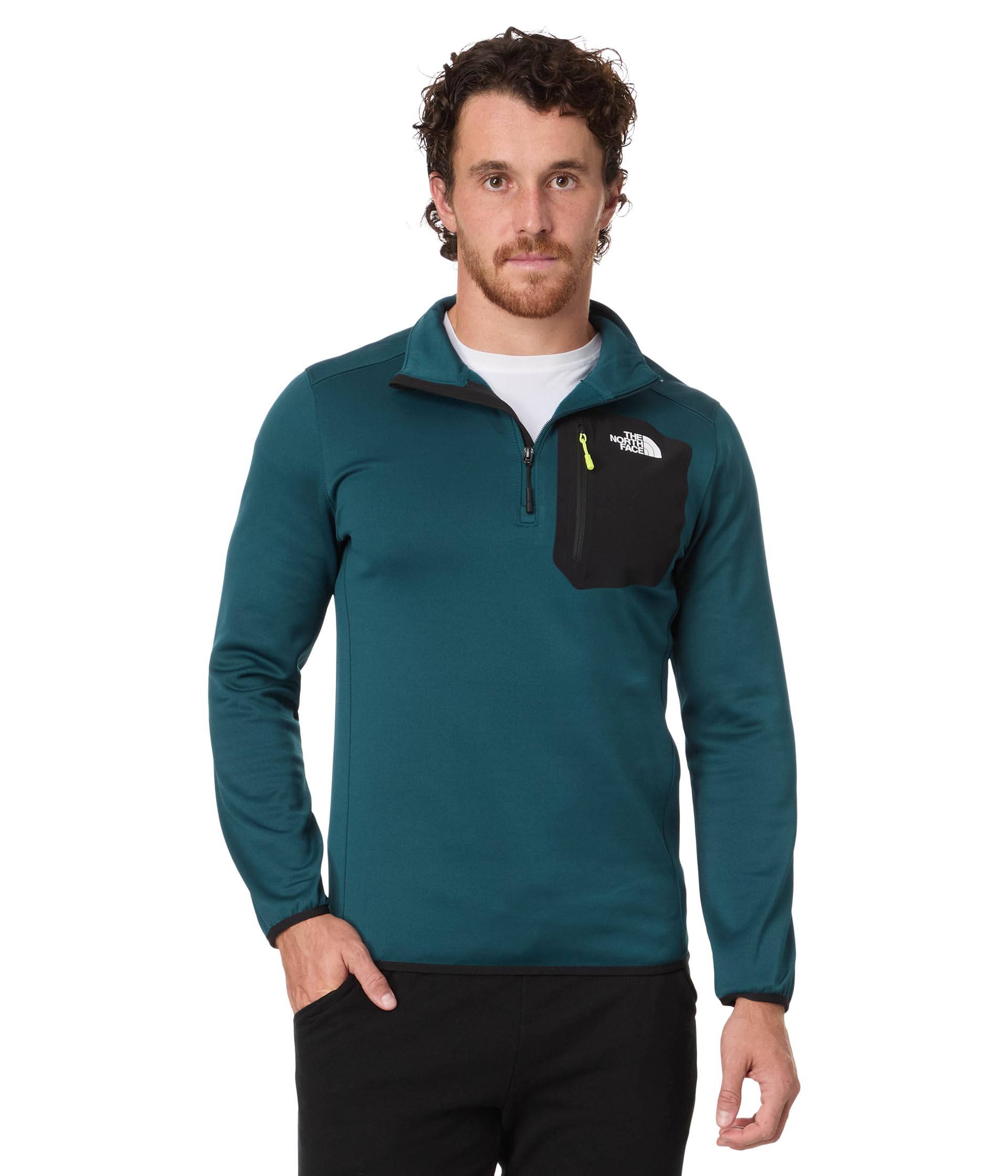 

Толстовка The North Face Crest 1/4 Zip, Midnight Petrol/TNF Black