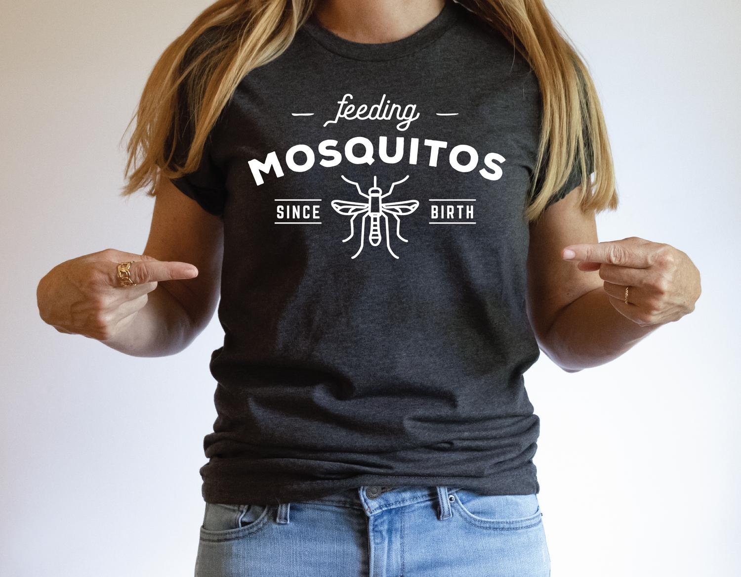

Футболка Feeding Mosquitos Since Birth темно-серого цвета Minnesota Sisters