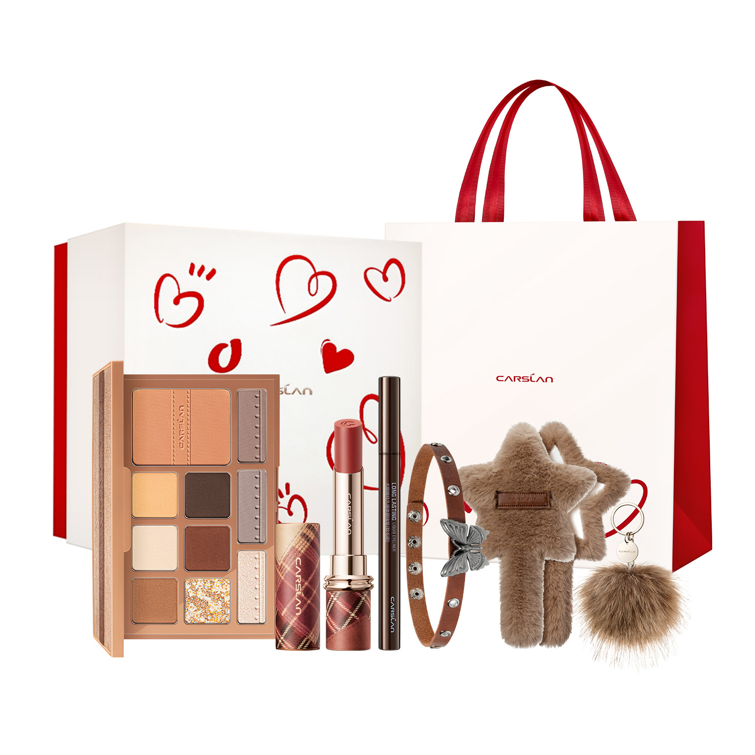 

Наборы для макияжа Maillard Style Box: матовая контурная помада + тени для век + тушь + кисть *4 + салфетка *5 Carslan, maillard style box (mist kiss m789+overall palette 05+eyeliner pen 02 коричневый)