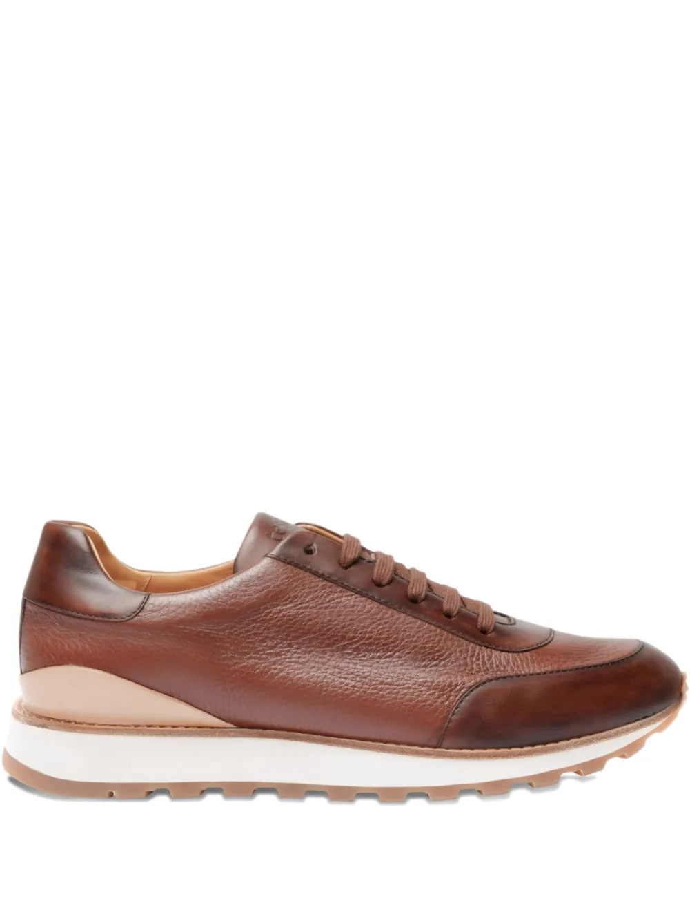 

Кроссовки со вставками a.testoni, коричневый