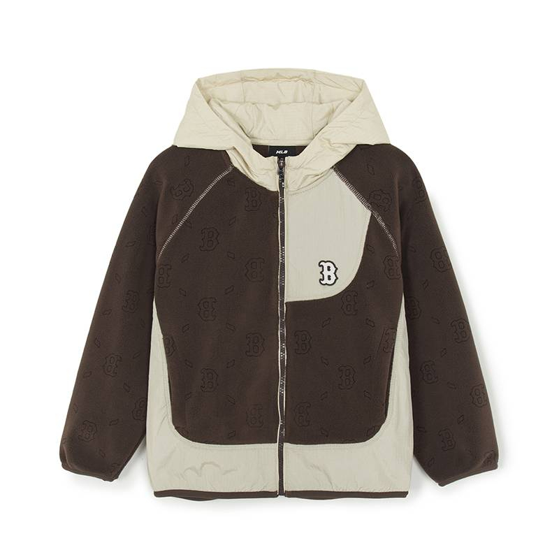 

Пальто с бархатистой текстурой FW/AW25 Kids' MLB KIDS, коричневый