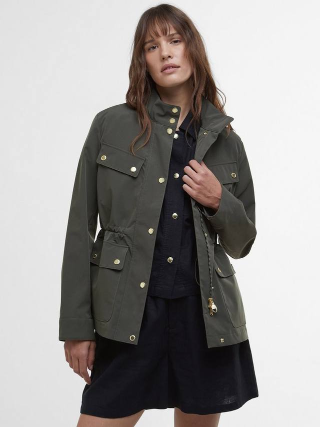 

Непромокаемая куртка brea Barbour, цвет Green/Light Blue