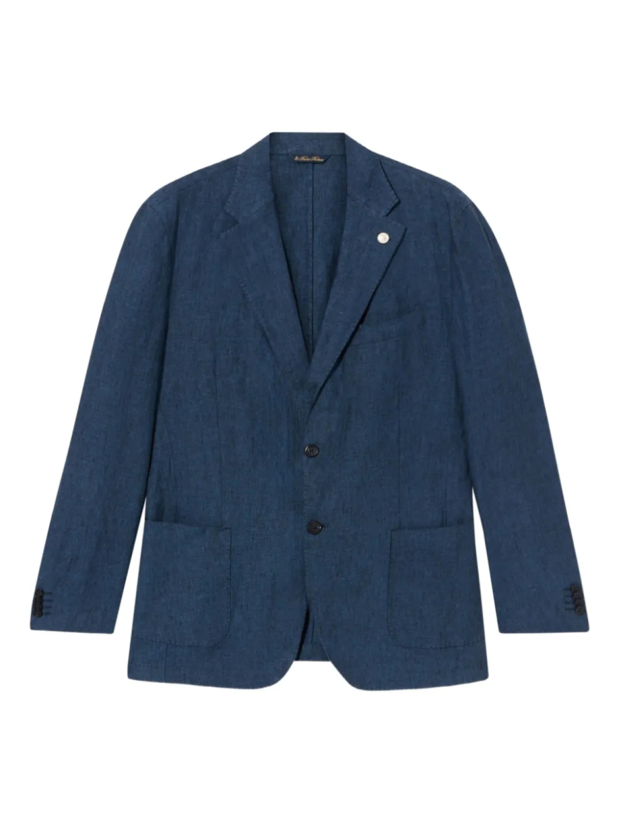

Льняной пиджак Brooks Brothers, синий