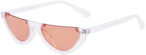 

Стильные солнцезащитные очки небольшого размера в полуободковой оправе для женщин, модные солнцезащитные очки в винтажном стиле, защита от ультрафиолета UV400 MTZJH, C7