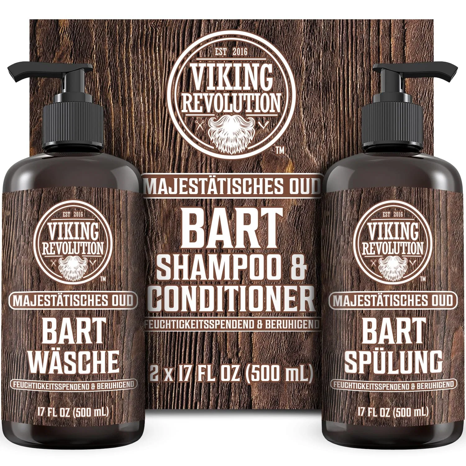 Набор шампуня и кондиционера для бороды «Majestic Oud» от Viking Revolution Viking Revolution