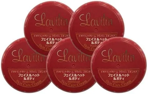 Крем-дезодорант Lavilin для лица, головы и тела, 12.5 г, набор 5 шт