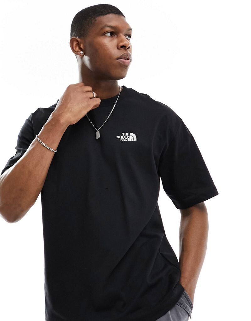 

The North Face — Simple Dome — черная футболка оверсайз с логотипом