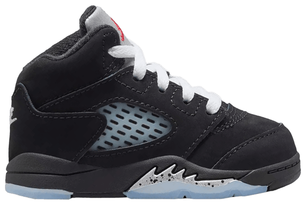 

Кроссовки Air Jordan 5 Retro OG TD 'Black Metallic Reimagined', черный