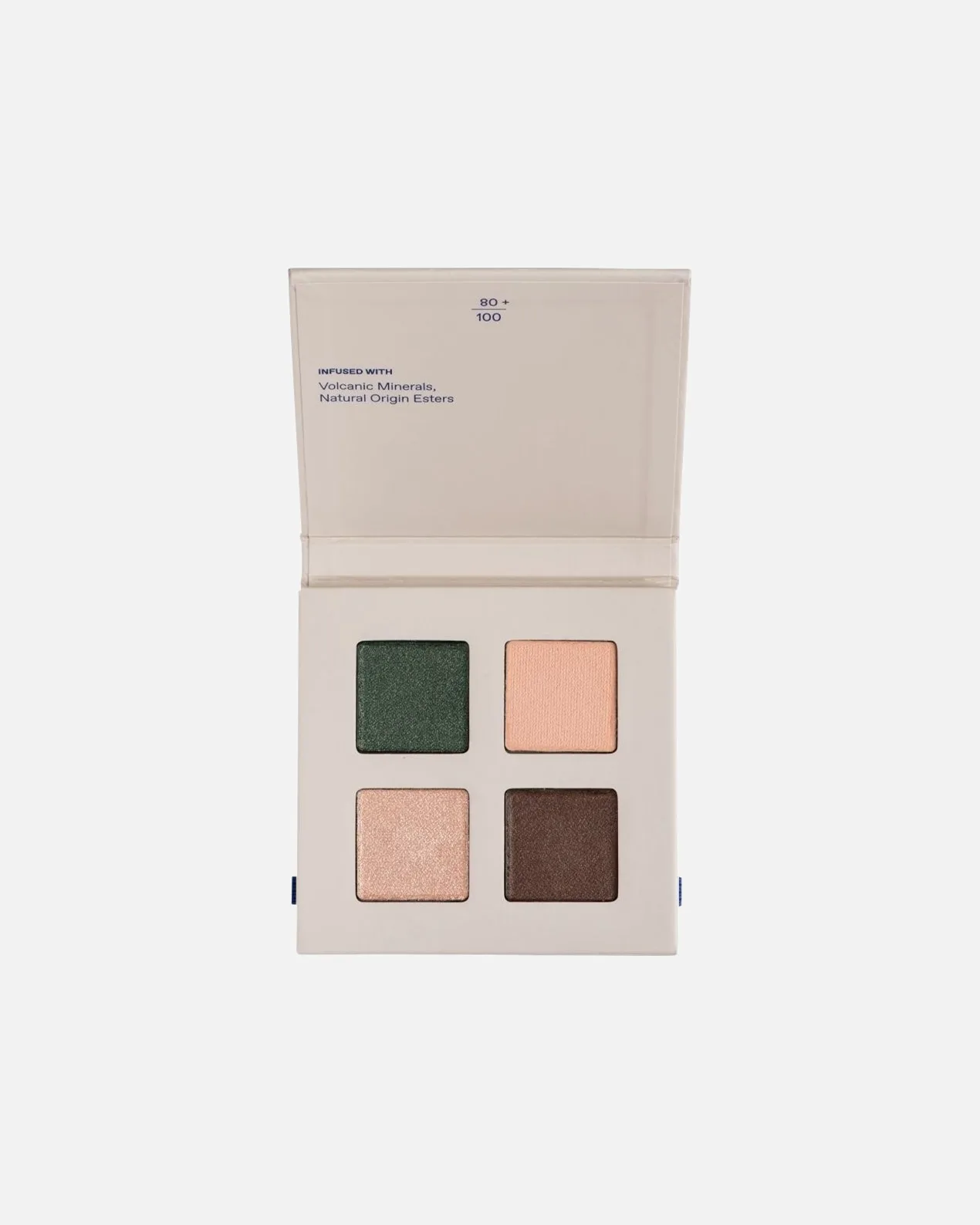Палитра теней для век Real Color Korres, 01 forest nudes, 4 гр